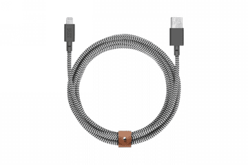 DE Native Union Belt Cable XL - USB-A - kabel Lightning, 3 m (zebra)