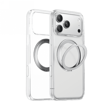 TORRAS Ostand Pro - ovitek, združljiv z MagSafe, za iPhone 17 Pro Max (prozoren)