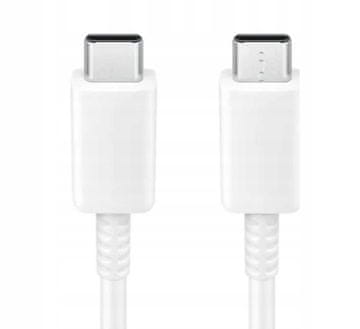 Nov originalni Samsung kabel tipa C-C, 1 m, bel (EP-DA705BWE) na težo