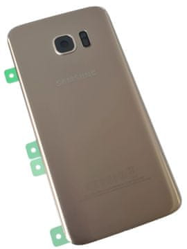 Originalni zadnji ovitek ORG za Samsung Galaxy S7 Edge, zlat