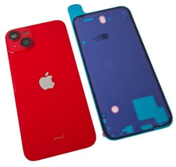 Originalni zadnji ovitek ORG Plecki razreda A za Apple iPhone 14 Plus, rdeč