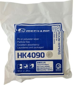 Antistatični robčki brez prahu Mechanic HK4090 15x15 100 kosov.