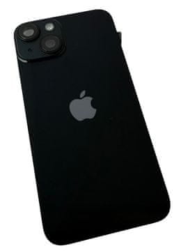 Originalni ORG zadnji ovitek razreda B + razstavljanje bliskavice za iPhone 14 črne barve