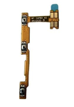 Stranski gumbi za glasnost, vklop in izklop, trak za Xiaomi Redmi Note 14 Pro 4G