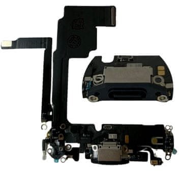 ORG Originalni USB polnilni priključek razstavljen za iPhone 15 Pro (modra titanijeva barva)