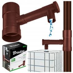Bradas Zbiralnik deževnice 100 mm, bron