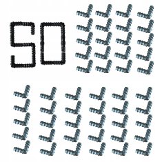 Vtisni komolec PE 16 - komplet 50 kosov