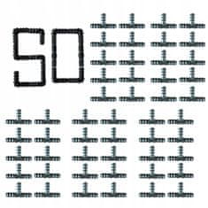 Vtični T-kos PE 16 - komplet 50 kosov