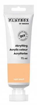 PLAYBOX Akrilna barva ORANGE PEACH v tubi 75 ml (ukinjena)