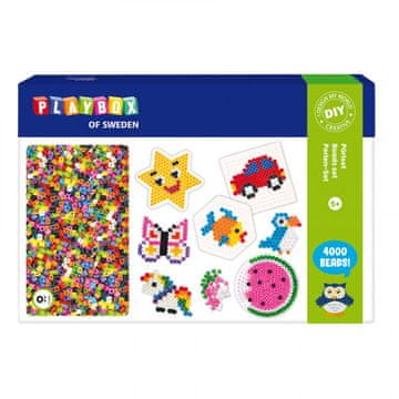 PLAYBOX Naredi sam likalke za perlice MIX 4.000+4 predloge 5+