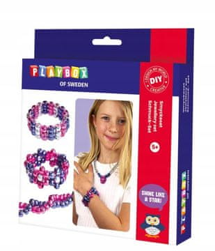 PLAYBOX Komplet za izdelavo zapestnic in ogrlic