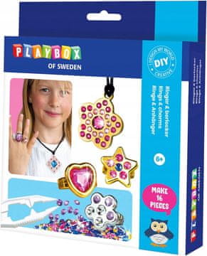 PLAYBOX Komplet za izdelavo prstanov in ogrlic