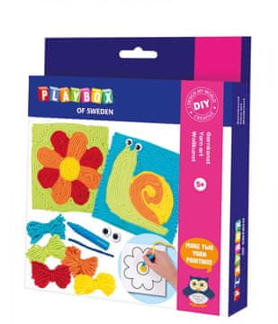 PLAYBOX Komplet za ustvarjanje DIY: SLIKANJE S PREJO 5+