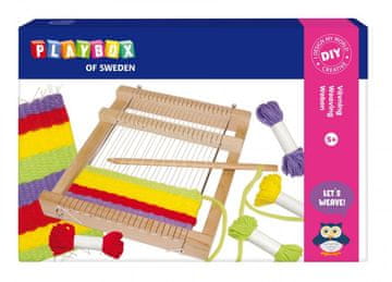 PLAYBOX Leseni statve, delavnica tkanja preje