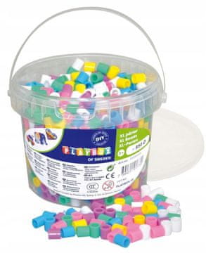 PLAYBOX Likalne perle PASTELOWEMIX XL v10 mm 950 kosov