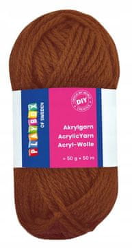 PLAYBOX Akrilna preja, preja - 50 g Akril RJAVA