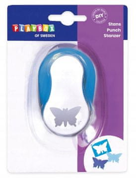 PLAYBOX DIY Dekorativni luknjač za penasti papir Ø 2,5 cm METULJ