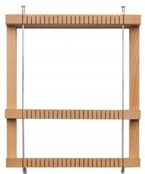PLAYBOX Izobraževalna delavnica tkanja na lesenih statvah 22×19×3 cm