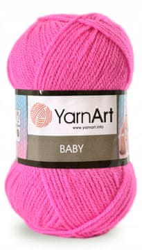 YarnArt Preja Baby 174 150 m, malinovo roza