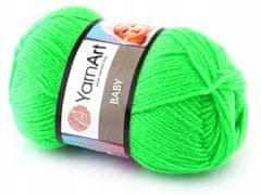 YarnArt Preja za dojenčke 50g 8233 ultra zelena