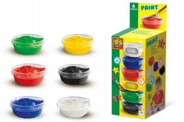 Barve za plakate osnovne barve 6 kosov x 45 ml 00381