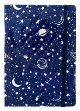 Zvezek KOSMOS z radirko, črtan, B6, 17,5 x 8,5 cm, 80 listov, 80 g/m²