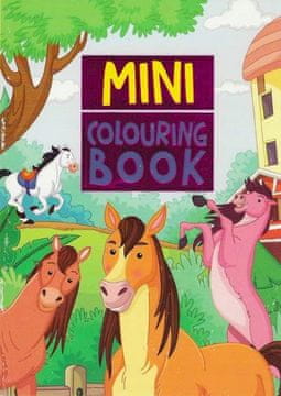 MINI pobarvanka KONJI pobarvanka in aktivnostna knjiga 16 strani