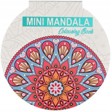 MINI MANDALA Antistresna pobarvanka za otroke in odrasle 48 vzorcev