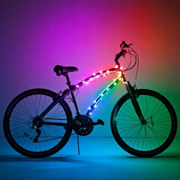 Bright LED RGB luči za okvir kolesa, izbira barv Cosmic Brightz