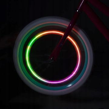 Bright Mini LED kolesarske luči RGB, ki spreminjajo barvo, 2 kosa, Brightz
