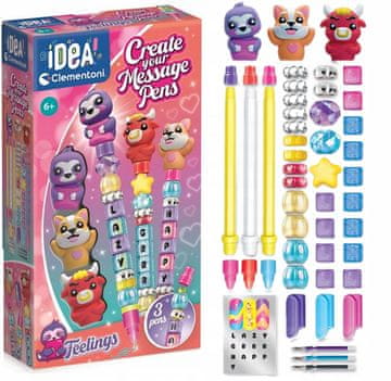 Clementoni Komplet pisal MINI PEN FACTORY EMOTIONS , 6+