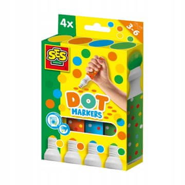 Markerji Pikčasti markerji 4 barve XXL Ses 14600 3+