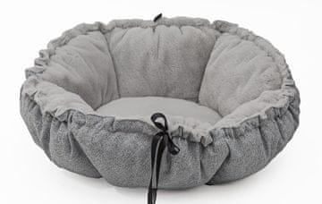 Lauren Design Postelja DAISY Natura, siva, 65 cm