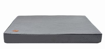 Lauren Design Ortopedska vzmetnica Hector, siva prešita, M - 70 x 60 x 8 cm