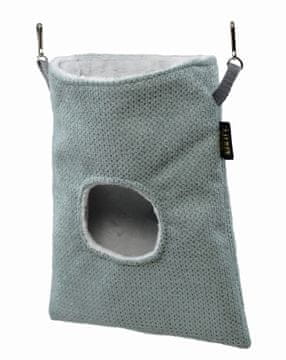 Lauren Design Krmilnica za glodavce, mint struktura + siva minky