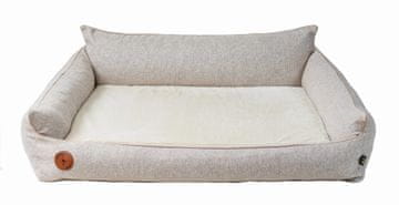 Lauren Design Ortopedska postelja Rocky bež L - 97 cm x 86 cm