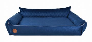 Lauren Design Ortopedska postelja Rocky, temno modra, M - 83 cm x 73 cm