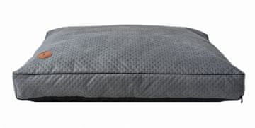 Lauren Design Prešita blazina MIA siva, L - 85 x 70 x 10 cm