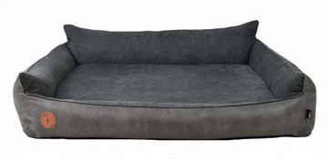 Lauren Design Ortopedska grafitna postelja Rocky L - 97 cm x 86 cm