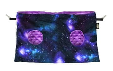Lauren Design Dvojna hranilnica za glodavce cosmo + vijolična minky