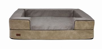 Lauren Design Ortopedski kavč Rex peščeno XL - 100 x 80 x 20 cm