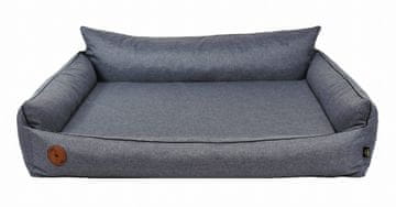 Lauren Design Ortopedska zunanja pasja postelja Rocky siva M - 83 cm x 73 cm