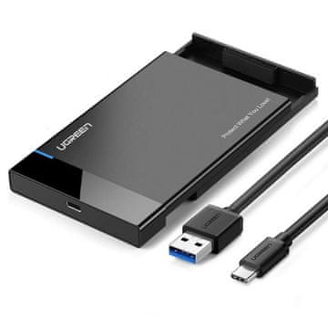 2.5 HDD ohišje USB-C vhod črno - box