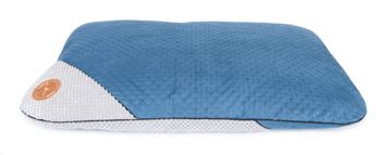 Lauren Design Vzglavnik FRIDA, temno moder, prešit, 70 cm x 50 cm