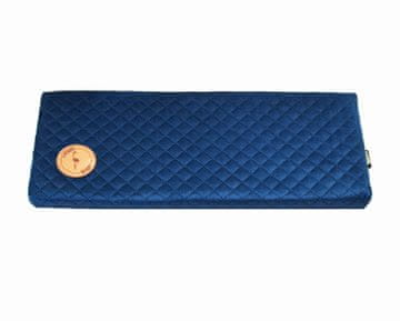 Lauren Design CLEO okenska polica temno modri žametni diamanti 100 x 20 x 3 cm