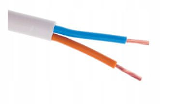 LUMILED Električni kabel OMY 2x0,75 10 m 300 V