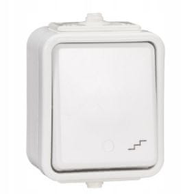 Schneider Electric Stopniščno stikalo Schneider CEDAR belo WNt 600 C 01
