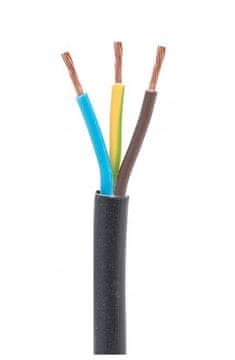OMY 3x1 1m 300V črni večžilni električni kabel