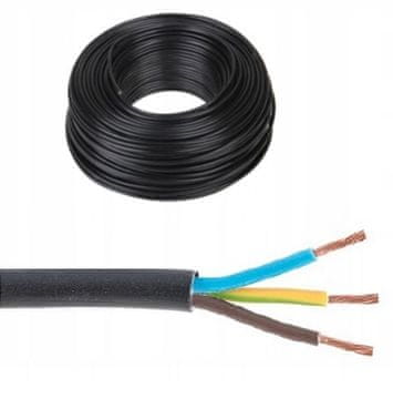ELT OMY 3x1 100m črni električni kabel