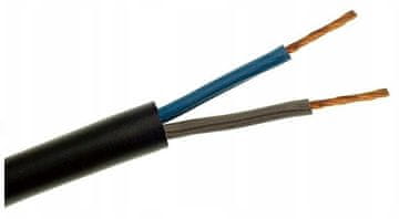 Delavniški gumijasti električni kabel OW 2x1,5 1 m